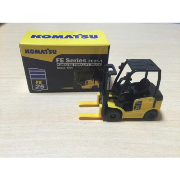 1/54 Swaziland  Komatsu FE Series FE25-1 Forklift Truck Pull-Back Car not sold in stores #1 image