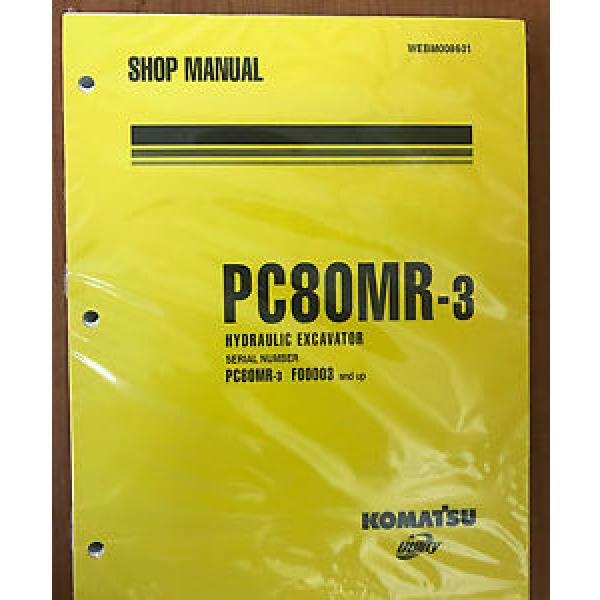 Komatsu Slovenia  Service PC80MR-3 HYDRAULIC Excavator Shop Manual NEW #1 #1 image