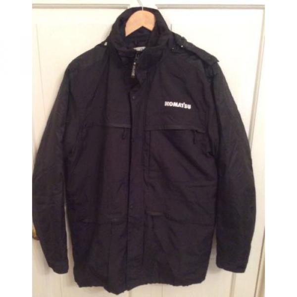 Men&#039;s Liechtenstein  Komatsu Black Hooded Jacket - Size Large #1 image