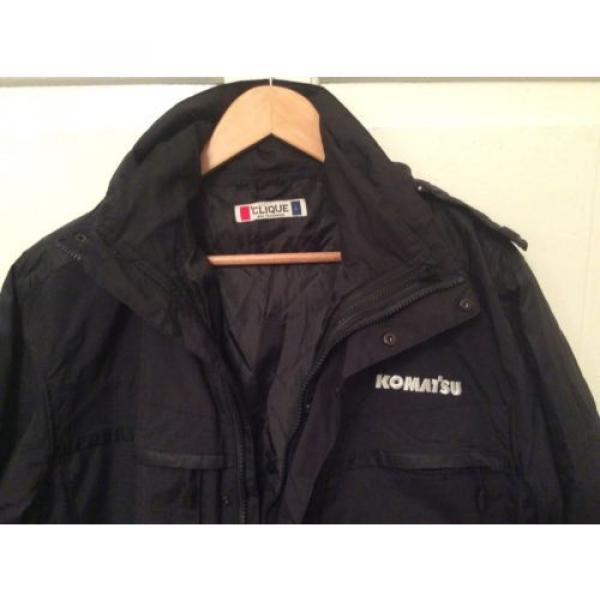 Men&#039;s Liechtenstein  Komatsu Black Hooded Jacket - Size Large #2 image