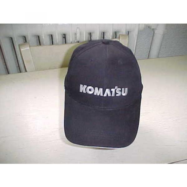 Komatsu Niger  Cloth Hat Black White Baseball Stitched Cap Heavy Equipment #1 image