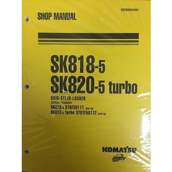 Komatsu Barbuda  Service SK818-5, SK820-5 TURBO Skid Steer Shop Manual #1 image