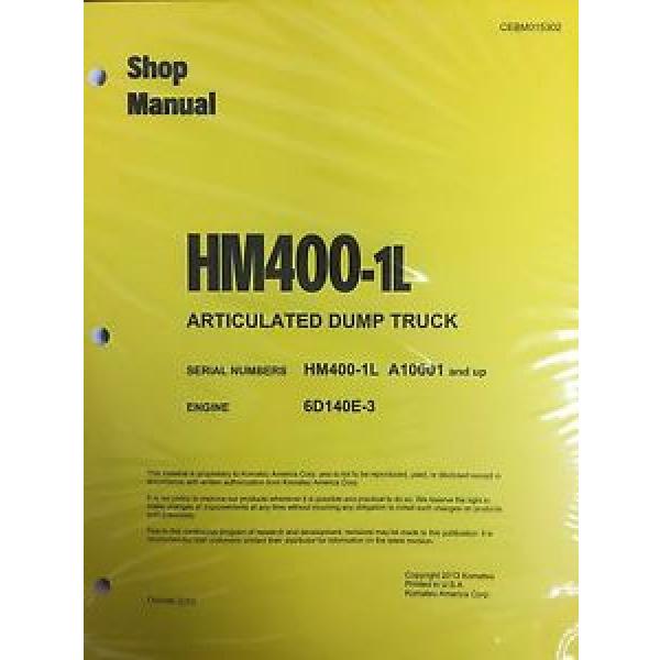 Komatsu France  HM400-1L Shop Service Manual Articulated Dump Truck #1 image
