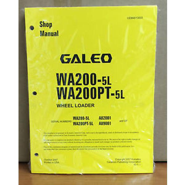 Komatsu Ecuador  Galeo WA200-5L, WA200PT-5L Wheel Loader Shop Service Repair Manual #1 image