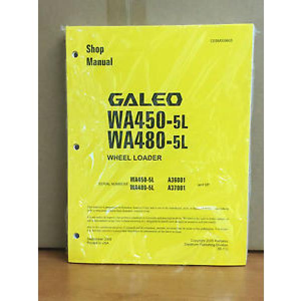 Komatsu Cuba  Galeo WA450-5L, WA480-5L Wheel Loader Shop Service Repair Manual #1 image