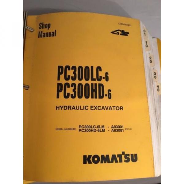 OEM Andorra  Komatsu PC300LC-6 PC300HD SHOP SERVICE REPAIR Manual Book #2 image