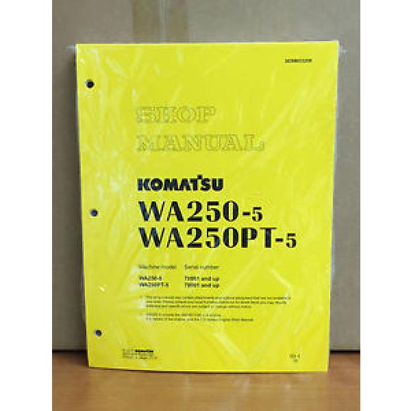 Komatsu Cuinea  WA250-5, WA250PT-5 Wheel Loader Shop Service Repair Manual #1 image