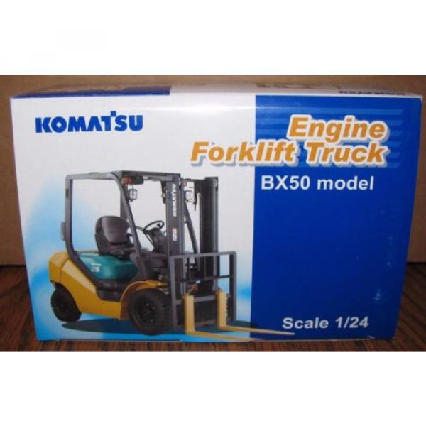 KOMATSU Ethiopia  BX50 Engine Fork Lift Truck Toy 1/24 Die Cast Metal Collectible  HTF #2 image