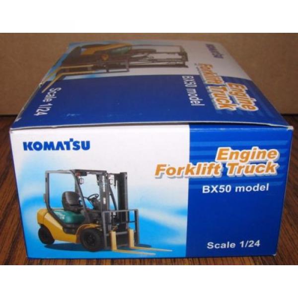 KOMATSU Ethiopia  BX50 Engine Fork Lift Truck Toy 1/24 Die Cast Metal Collectible  HTF #9 image
