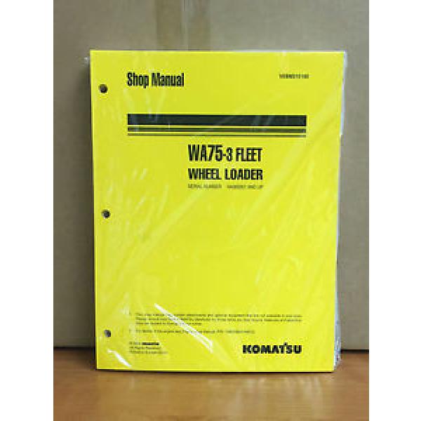 Komatsu Rep.  WA75-3 Fleet Wheel Loader Shop Service Repair Manual #1 image