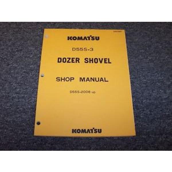 Komatsu Solomon Is  D55S-3 Track Loader Crawler Dozer Shovel Shop Service Repair Manual Book #1 image