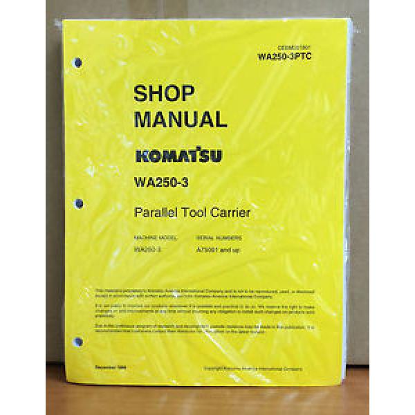 Komatsu Slovenia  WA250-3 Parallel Tool Carrier Wheel Loader Shop Service Repair Manual #1 image