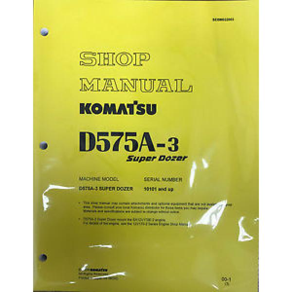 Komatsu Mauritius  D575A-3 Dozer Service Repair Workshop Printed Manual #1 image
