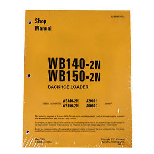 Komatsu Rep.  WB140-2N, WB150-2N Backhoe Service Shop Manual #1 image