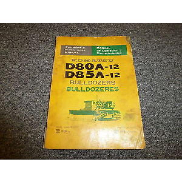 Komatsu Ethiopia  D80A-12 D85A-12 Bulldozer Dozer Owner Operator Manual S/N 15478-Up #1 image