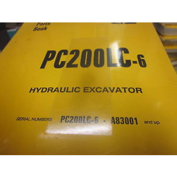 Komatsu Guinea  PC200LC-6 Hydraulic Excavator Parts Book Manual #1 image