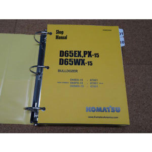 Komatsu Barbuda  D65EX/PX-15, D65WX-15 Dozer Bulldozer Service Shop Repair Manual #1 image