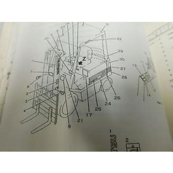Komatsu Laos  FB20SH/25SH/30SH Parts Service Repair Maintenance Manual Book (E33-2244) #1 image
