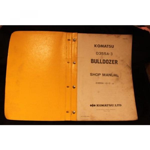Komatsu Swaziland  attachment book shop Manual Catalog dozer crawler D355A #8 image