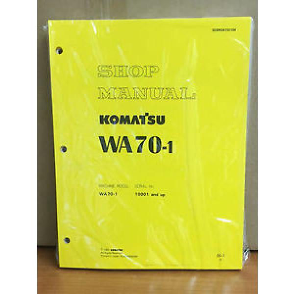 Komatsu Liechtenstein  WA70-1 Wheel Loader Shop Service Repair Manual #1 image