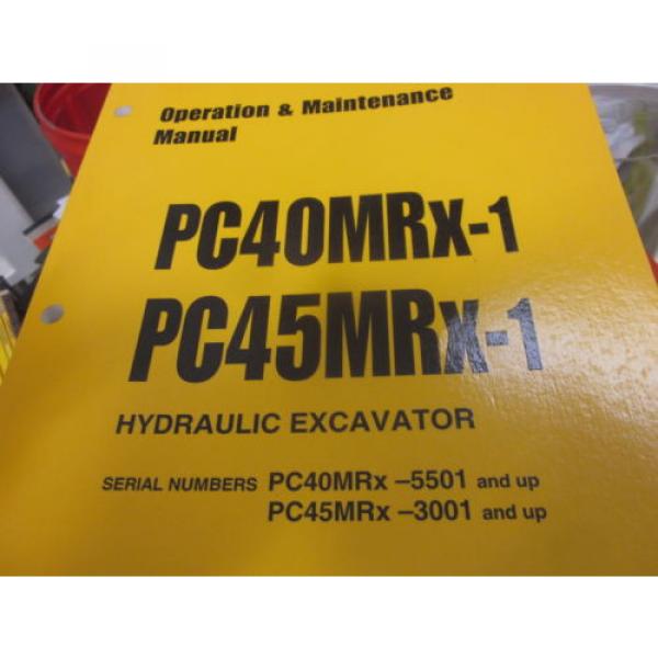Komatsu Samoa Eastern  PC40MRX-1 PC45MRX-1 Hydraulic Excavator Operation &amp; Maintenance Manual #1 image