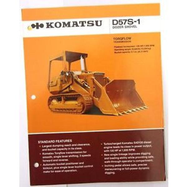Komatsu Samoa Western  D57S-1 Dozer Shovel Original Sales/specification Brochure #1 image