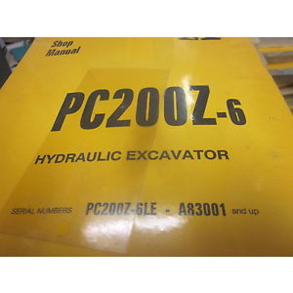 Komatsu Brazil  PC200Z-6 Hydraulic Excavator Repair Shop Manual #1 image