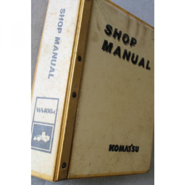 Komatsu Hongkong  WA400-1 Wheel Loader Service Repair Shop Manual 10001 &amp; Up OEM DEALER #1 image