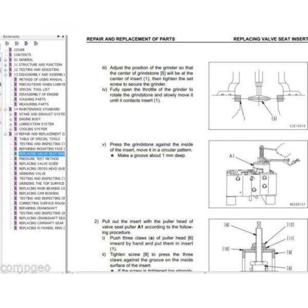 CUMMINS Burma  QSK23 / Komatsu 170-3 ENGINE  Shop Rebuild Service Manual WORKSHOP #6 image