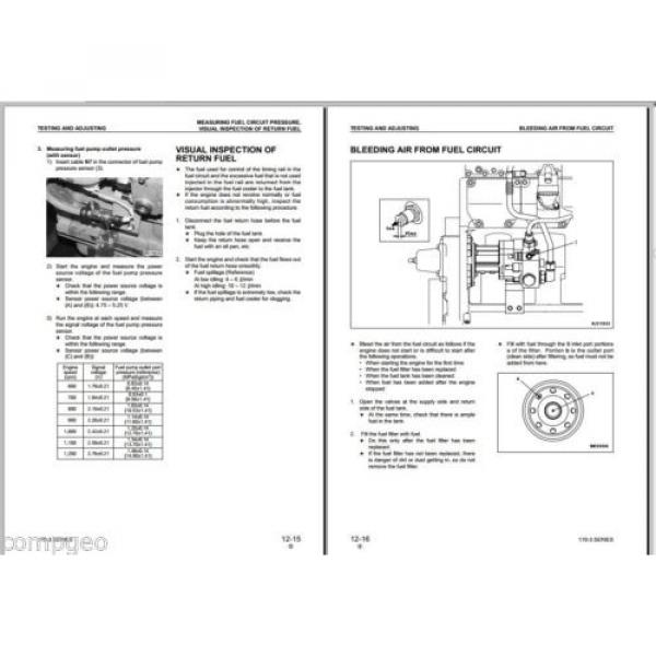 CUMMINS Burma  QSK23 / Komatsu 170-3 ENGINE  Shop Rebuild Service Manual WORKSHOP #8 image