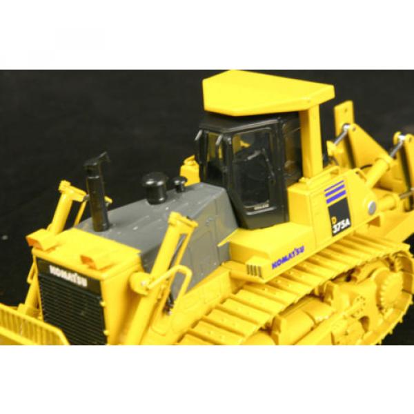 FIRST Luxembourg  GEAR Komatsu D375A Bulldozer Crawler w/ Ripper Tractor Collector Toy 1/50 #8 image