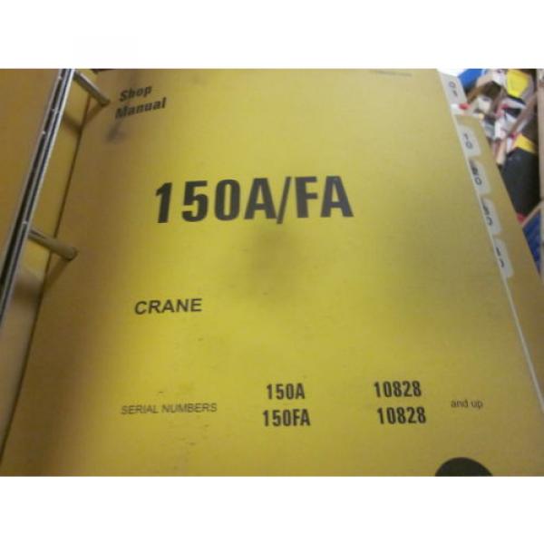 Komatsu Gambia  150A 150FA Crane Repair Shop Manual #2 image