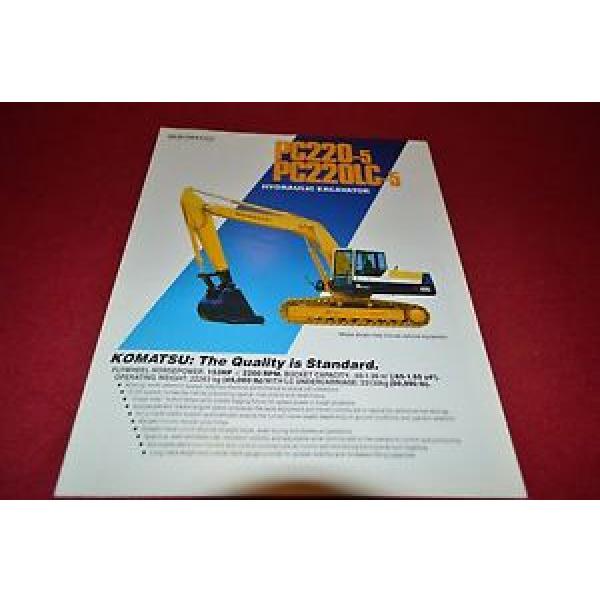 Komatsu Ecuador  PC220 PC220LC Hydraulic Excavator Dealer&#039;s Brochure DCPA4 #1 image
