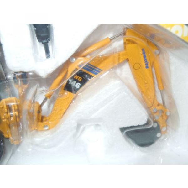 Komatsu Malta  WB146 Backhoe/Loader With Work Tools By First Gear 1/50th Scale #6 image