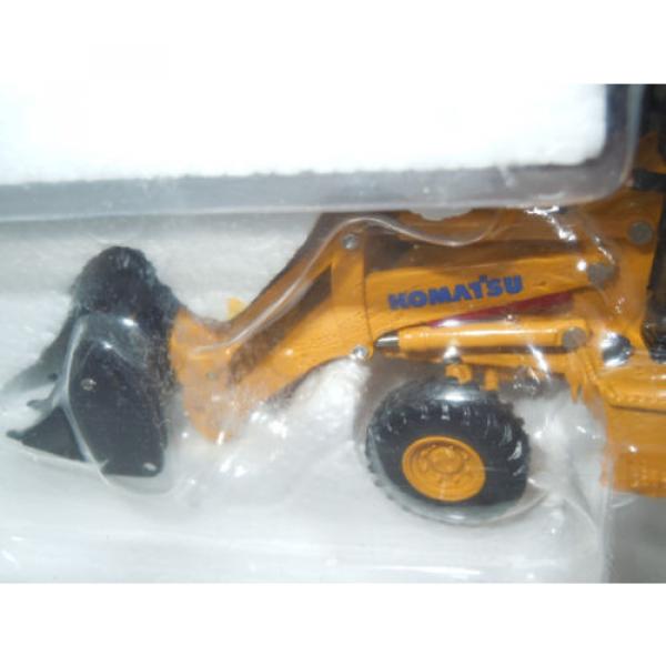 Komatsu Malta  WB146 Backhoe/Loader With Work Tools By First Gear 1/50th Scale #7 image