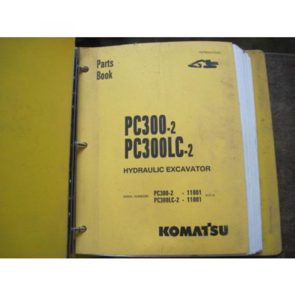 OEM Barbados  KOMATSU Excavator PC300-2 PC300LC-2 PARTS Catalog Manual Book #4 image