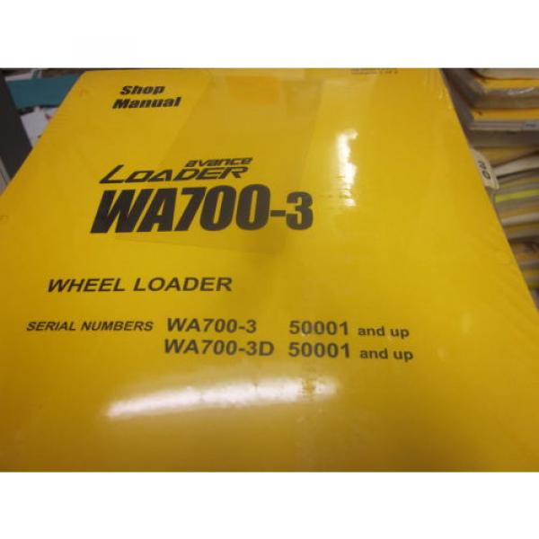Komatsu Gibraltar  WA700-3 Wheel Loader Repair Shop Manual Vol I &amp; II #1 image