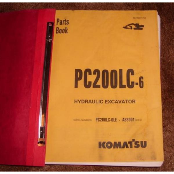 1998 Suriname  Komatsu PC200LC Hydraulic Excavator Parts Book #2 image