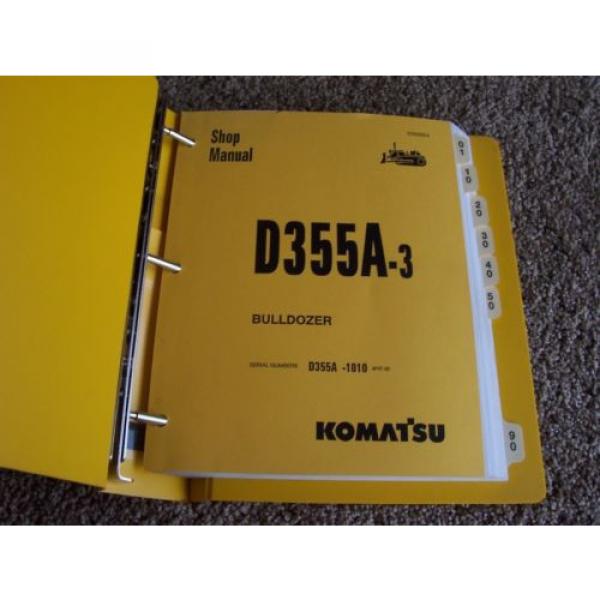 Komatsu Solomon Is  D355A-3 -1010- Bulldozer Dozer Factory Service Shop Repair Manual #1 image