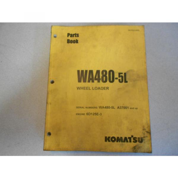 KOMATSU, Niger  WA 480-5L Wheel Loader Parts Book #1 image