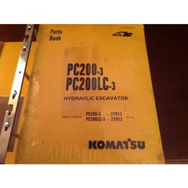 Komatsu France  Excavator PC200-3/PC200LC-3 Parts Book #1 image