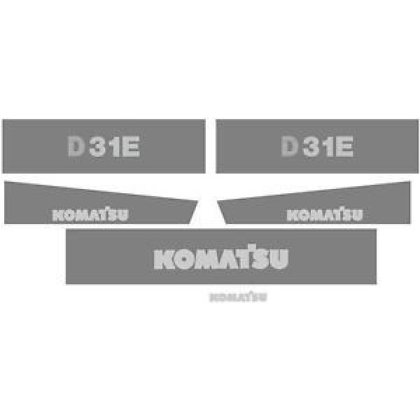 D31E Russia  New Komatsu Dozer Decal Set with Stripe #1 image