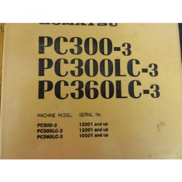 Komatsu Reunion  PC300-3 PC300LC-3 PC360LC-3 Shop Manual #2 image