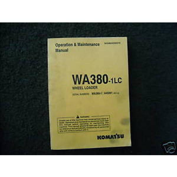 Komatsu France  WA380-1LC Operation &amp; Maintenance manual #1 image