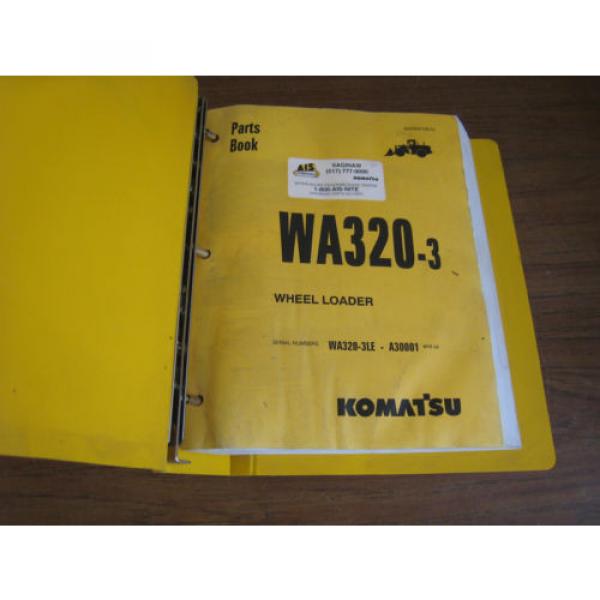 Komatsu Andorra  WA320-3 3LE Wheel Loader Tractor Parts Book Manual BEPBW19070 Used #4 image