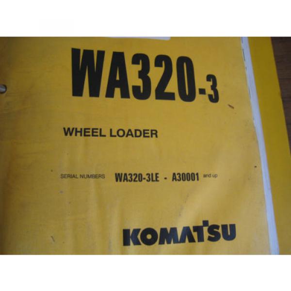 Komatsu Andorra  WA320-3 3LE Wheel Loader Tractor Parts Book Manual BEPBW19070 Used #5 image