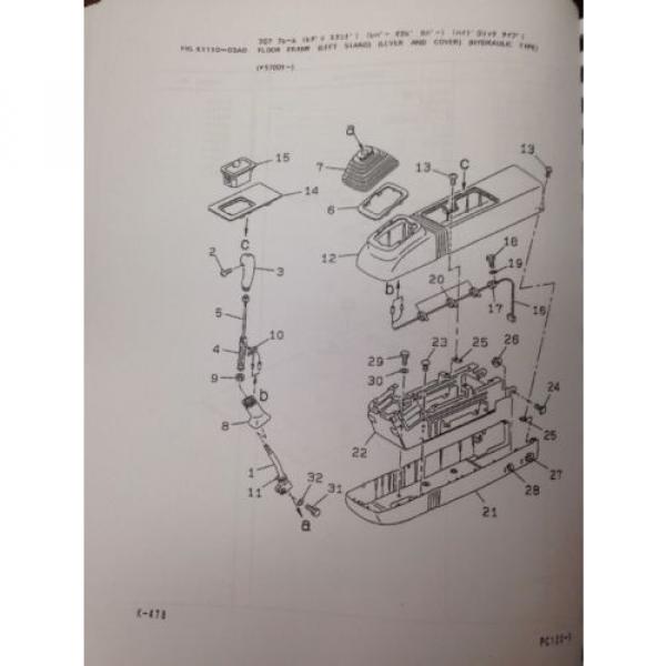 KOMATSU Malta  PC120-6 Hydraulic Excavator Parts Manual Book #7 image