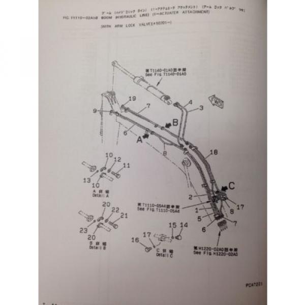 KOMATSU Malta  PC120-6 Hydraulic Excavator Parts Manual Book #8 image
