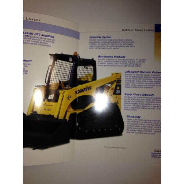 Komatsu Brazil  CK30-1 Compact Rubber Tracked Loader , Sales Brochure &amp; specifications. #2 image
