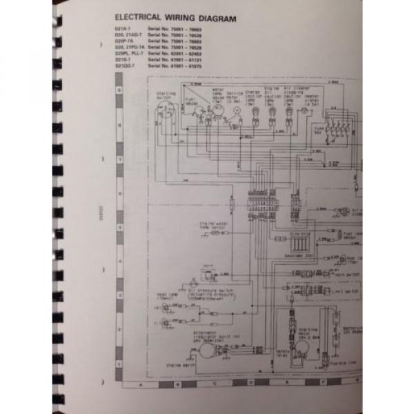 Komatsu Liechtenstein  D20P-7 D21A-7 D21PG-7A Dozer Shop Service Repair Manual SEBM001408 #7 image